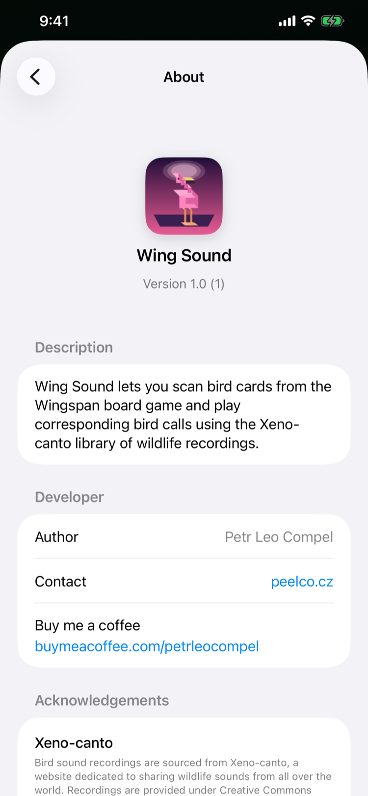About Wing Sound